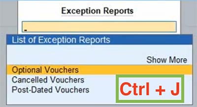 Exception Reports