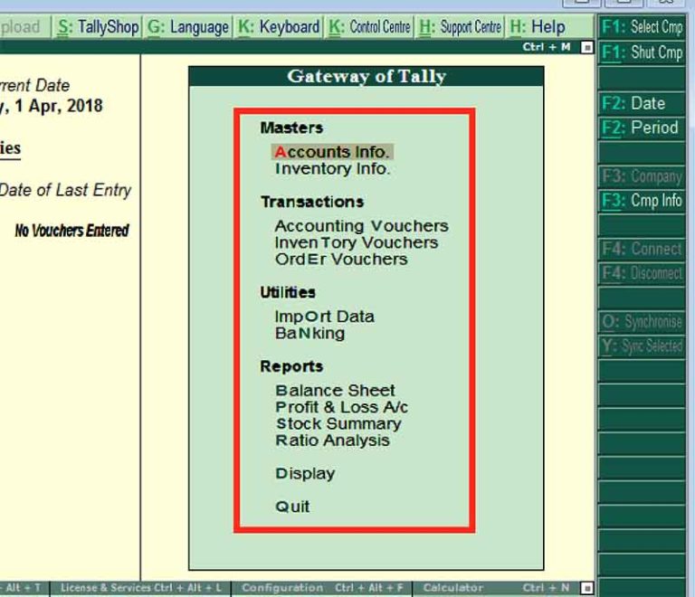 60+ All New Tally ERP 9 Shortcut Keys PDF Download - Tally ERP 9 Renewal