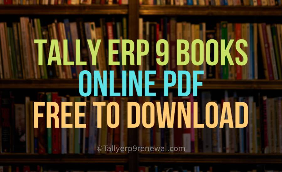 Tally ERP9 books