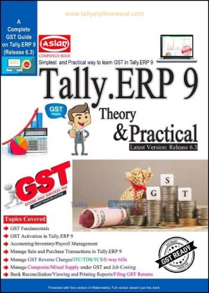book - Asian Tally.ERP9 Theory & Practical Simplified (GST Ready)