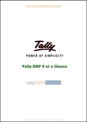 book - Tally.ERP 9 at a Glance